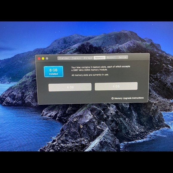 Mac 2018 Processor 3.6GHz Intel Core i3
Ram 8GB 2667 MHz DDR4
126GB SSD + 1TB HD - Picture 10 of 13